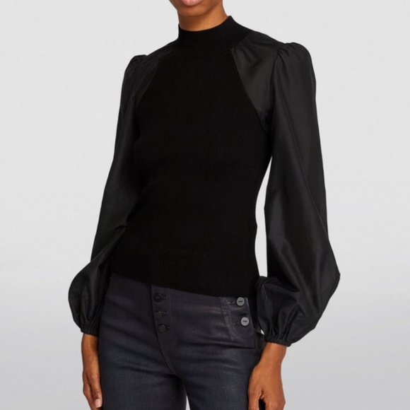 All Saints Puff-Sleeved Cleo Top - Picture 2 of 8